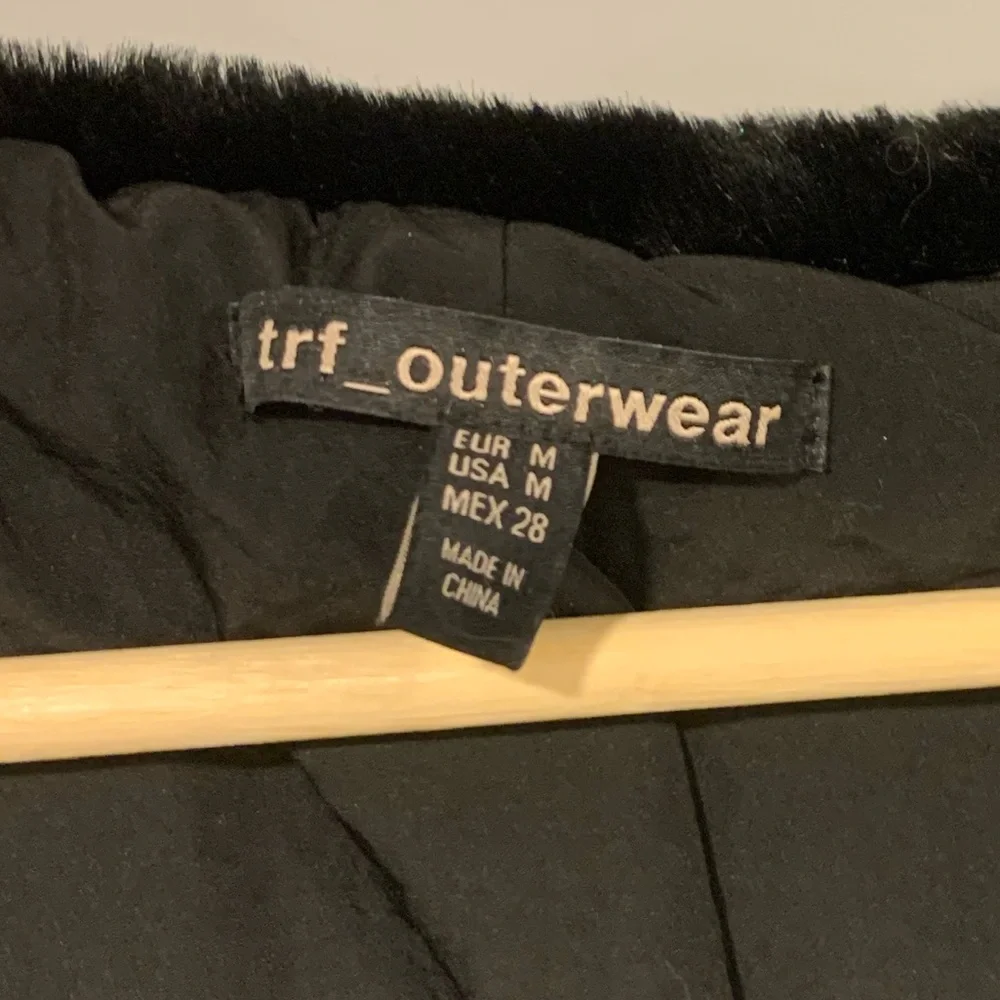 Zara TRF black faux fur hoodie - Picture 5 of 7